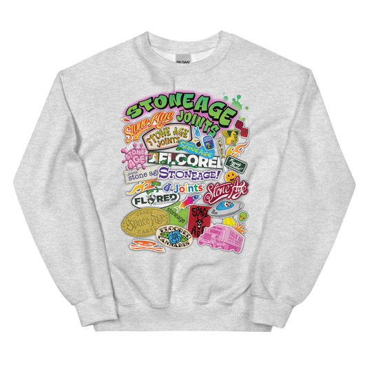 Sticker-Bombed ❃ Unisex Sweatshirt