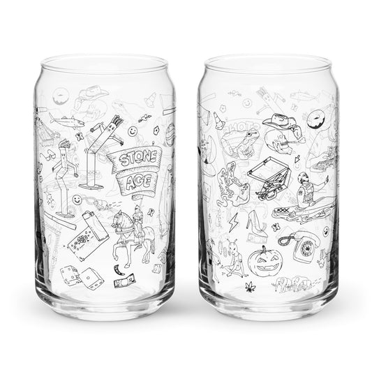 Doobles 16oz Glass