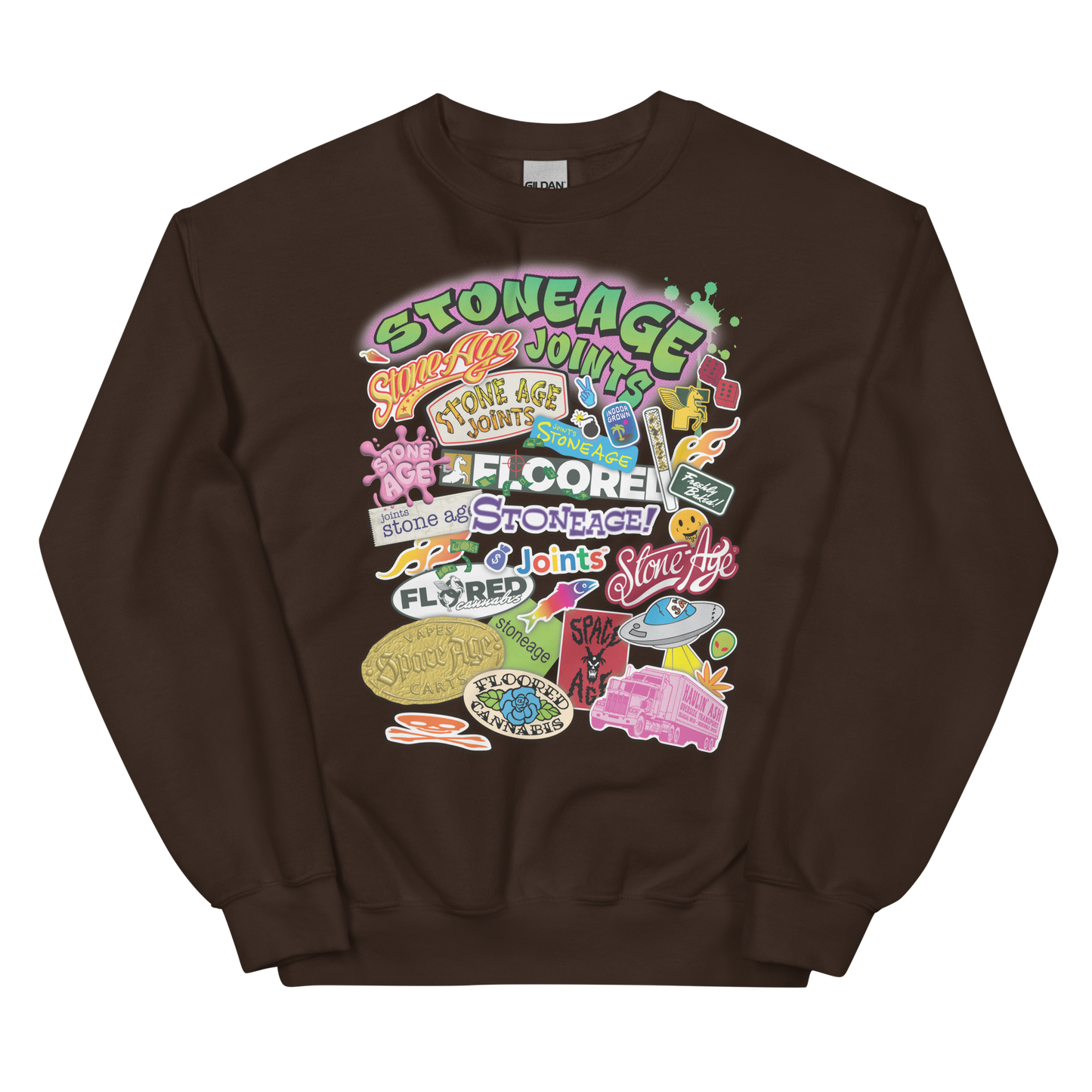 Sticker-Bombed ❃ Unisex Sweatshirt