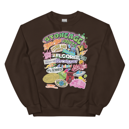 Sticker-Bombed ❃ Unisex Sweatshirt