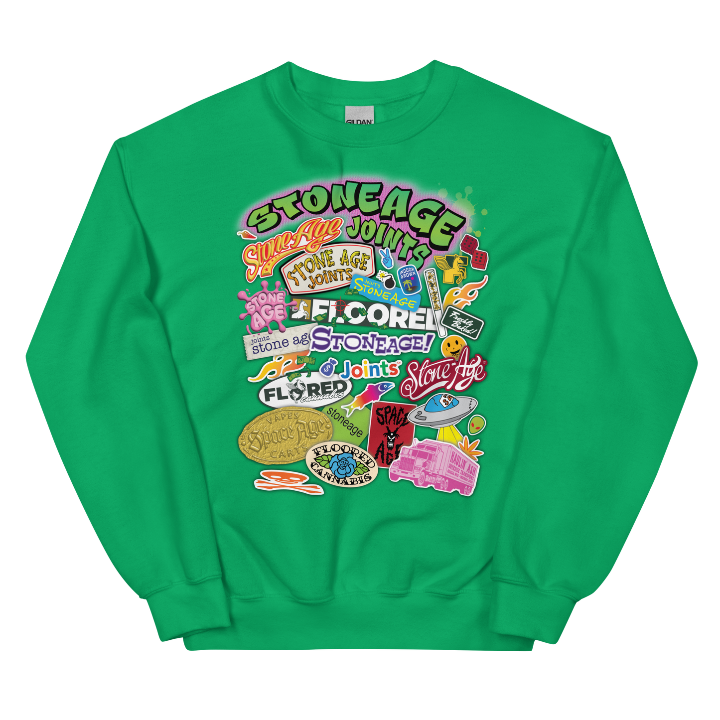 Sticker-Bombed ❃ Unisex Sweatshirt