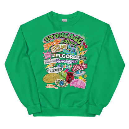 Sticker-Bombed ❃ Unisex Sweatshirt