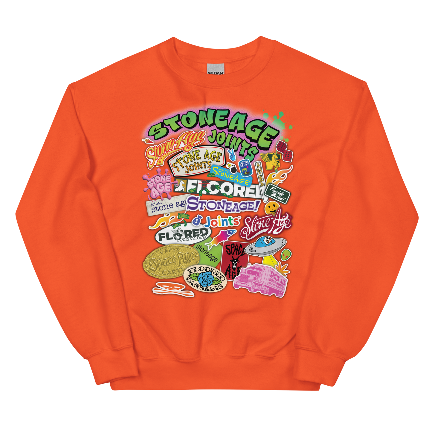 Sticker-Bombed ❃ Unisex Sweatshirt