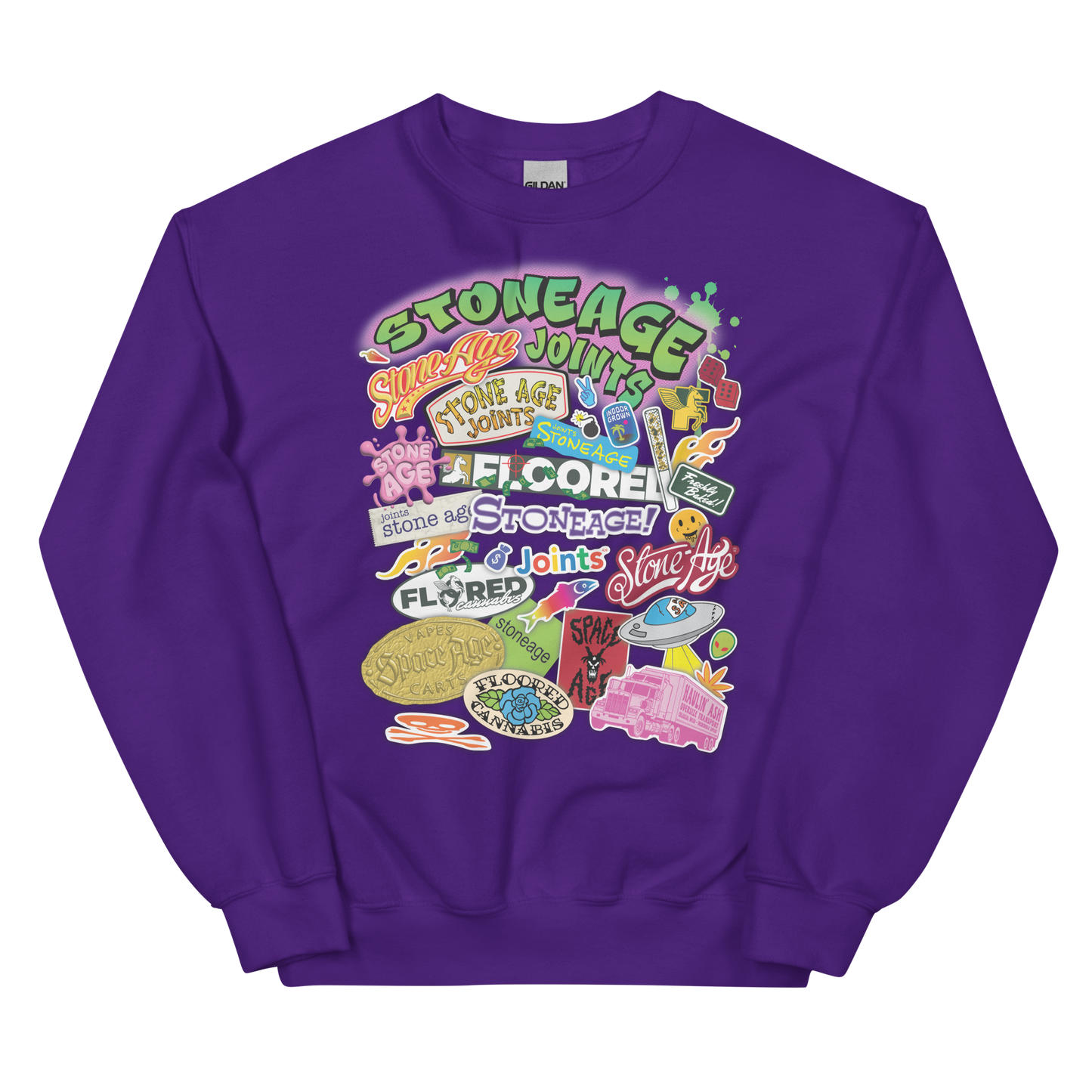 Sticker-Bombed ❃ Unisex Sweatshirt