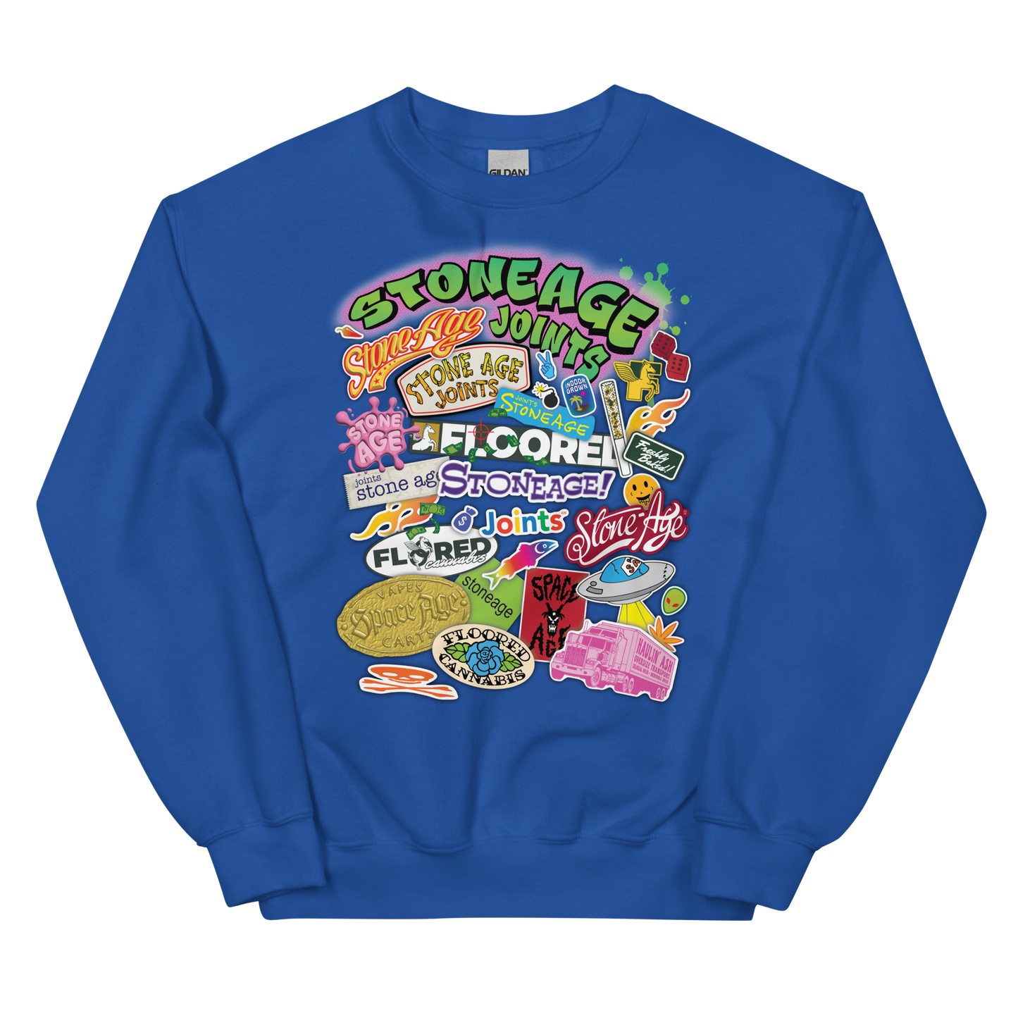 Sticker-Bombed ❃ Unisex Sweatshirt