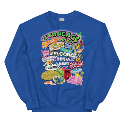 Sticker-Bombed ❃ Unisex Sweatshirt